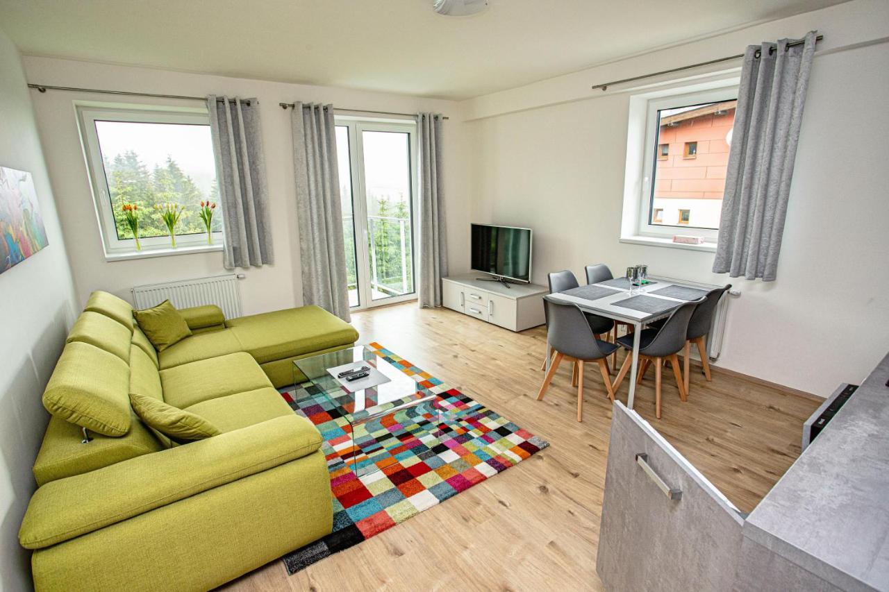 Green Apartment Klinovec By Mountain Ways Loucna pod Klinovcem Luaran gambar